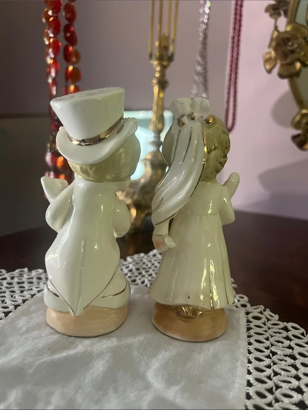 VTG 50s Bride & Groom (wedding cake toppers?!)